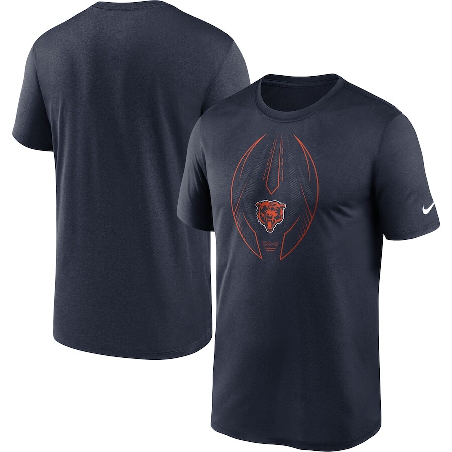 

Футболка с коротким рукавом Nike Chicago Bears, нави