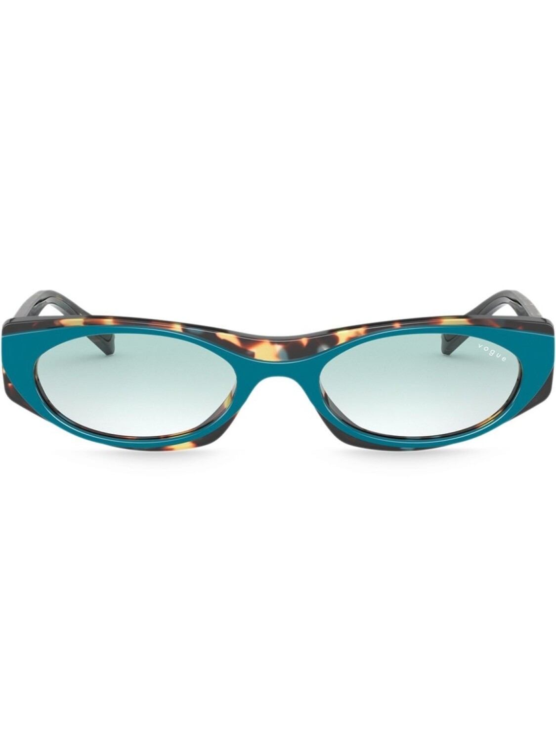 

Солнцезащитные очки в овальной оправе Vogue Eyewear, зеленый
