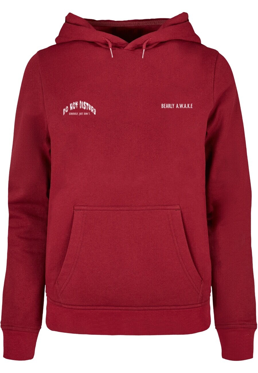 

Толстовка Merchcode BARELY AWAKE, цвет Ruby Red