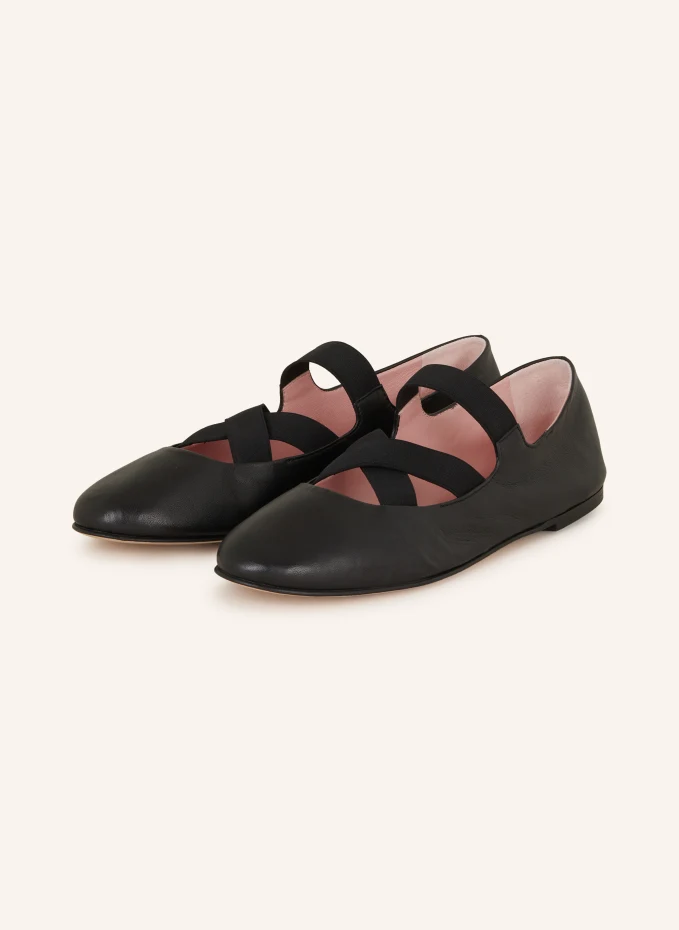 Балетки хлопок Pretty Ballerinas, черный балетки andanines leather ballerinas белый