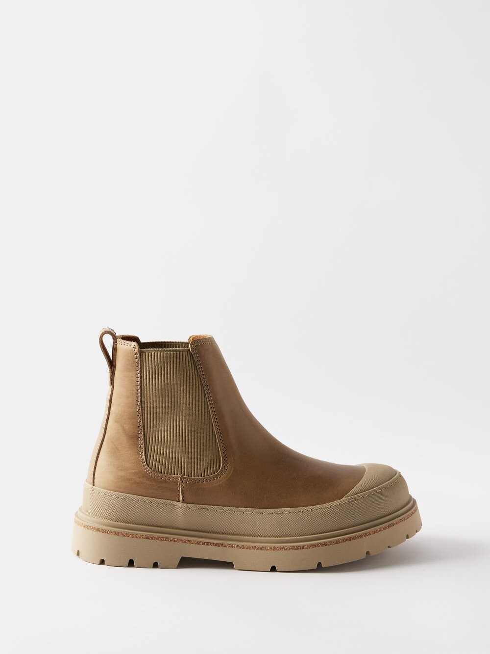 

Кожаные ботинки челси prescott Birkenstock, бежевый