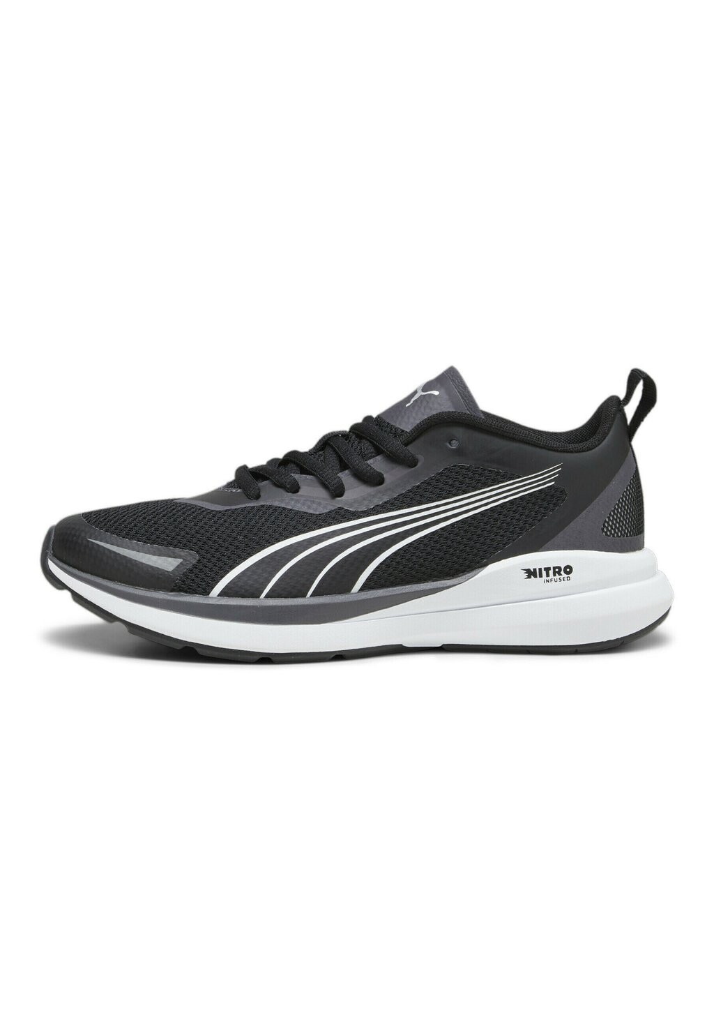 

Кроссовки нейтральные Kruz Nitro Puma, цвет black white dark coal silver