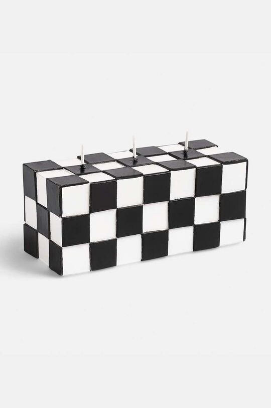 

Свеча без запаха Check Black Rectangle &k amsterdam, черный