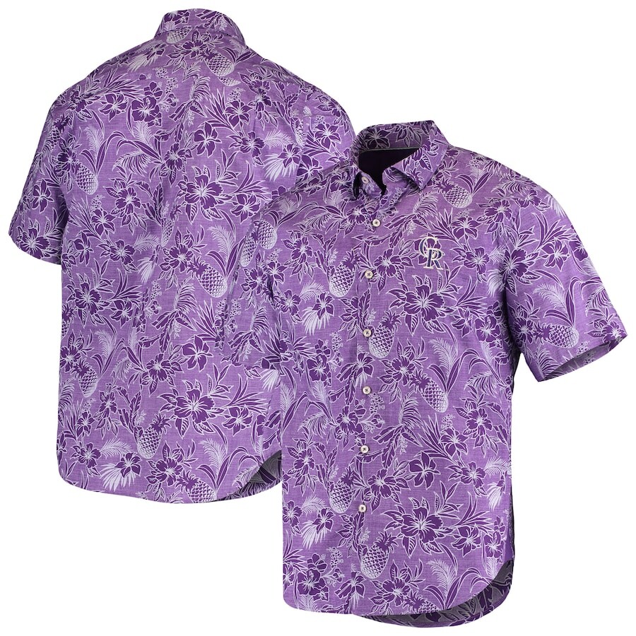 

Рубашка Tommy Bahama Colorado Rockies, фиолетовый