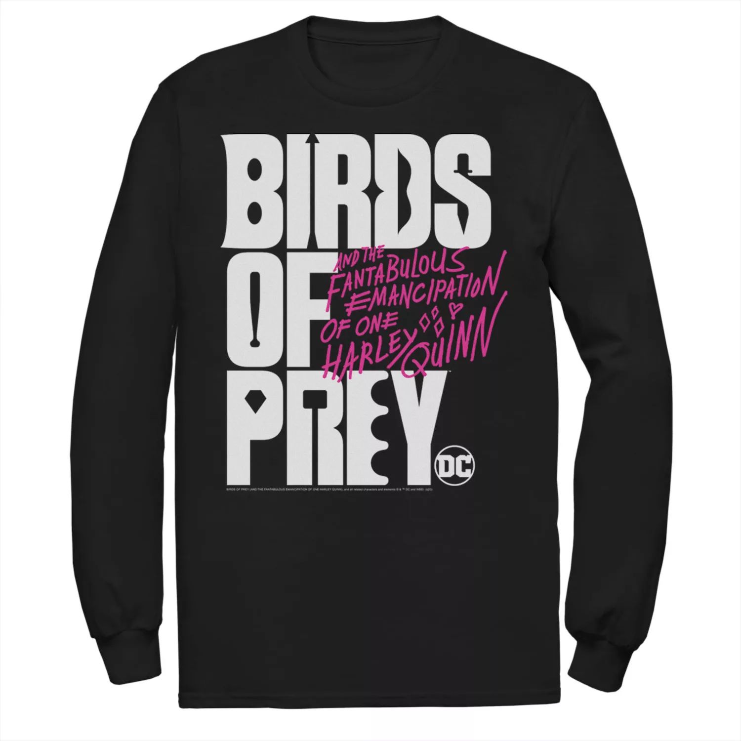 Мужская футболка с логотипом Birds Of Prey DC Comics мужская майка с логотипом dc comics birds of prey word stack