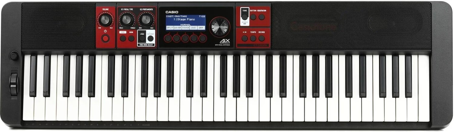

Casio Casiotone CT-S1000V 61-клавишная клавиатура-аранжировщик