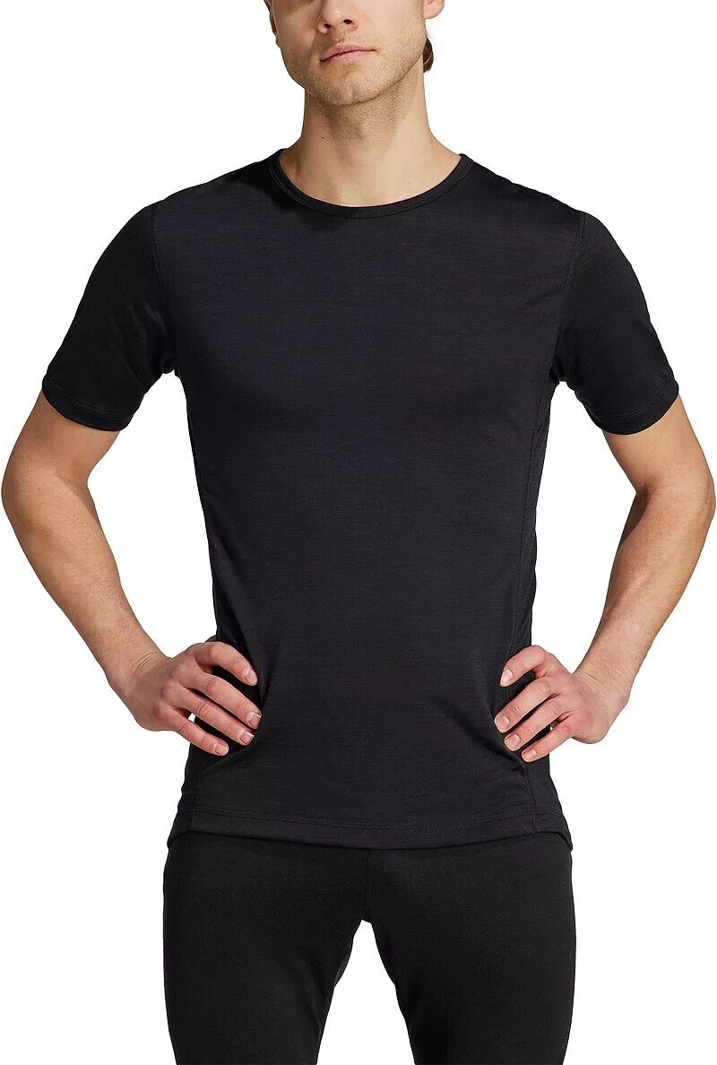 

Мужская футболка Adidas Xploric Merino 150 с коротким рукавом, черный