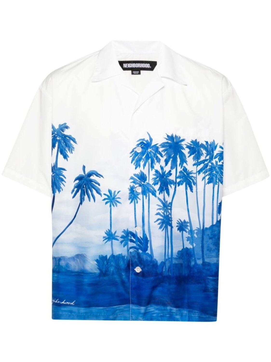 

Neighborhood рубашка с принтом Palm Tree, белый