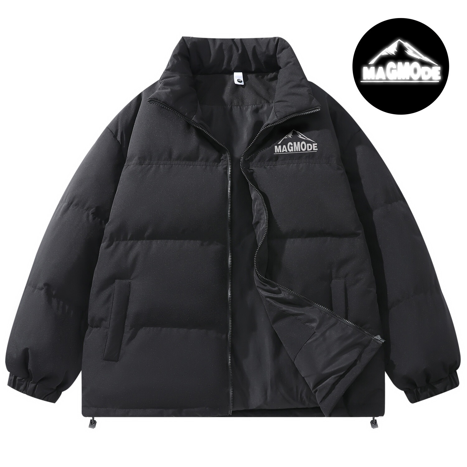 

Пуховик унисекс magmode, Off-white (в подарок фирменные случайные брюки)