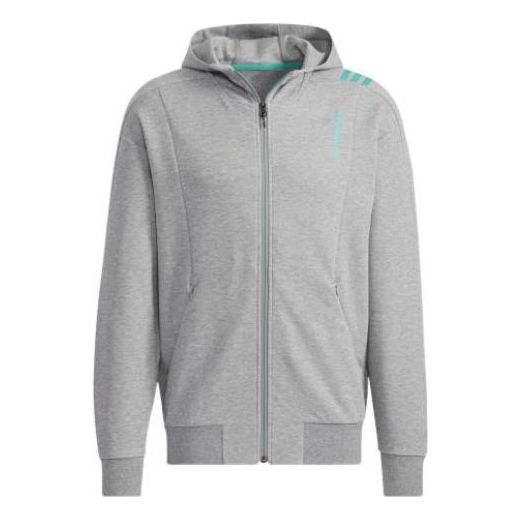 цена Куртка adidas Terrex U Knit Jkt Hd Solid Color Splicing Zipper Hooded Jacket Gray, серый