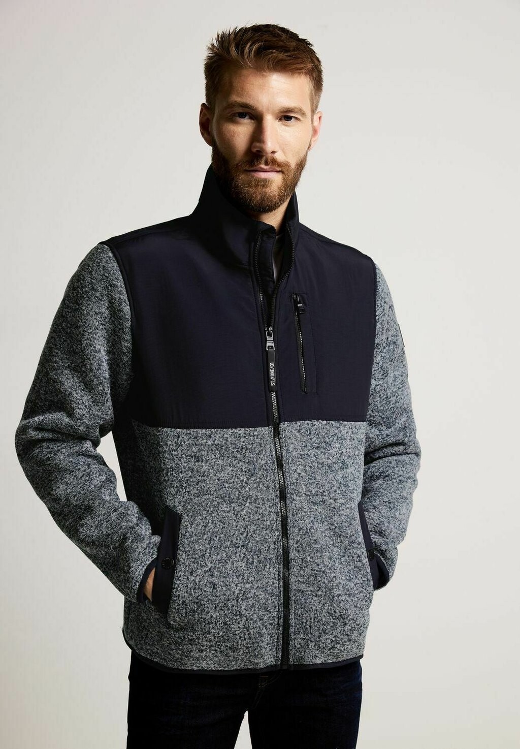 

Толстовка IM MATERIALMIX Street One MEN, цвет grau