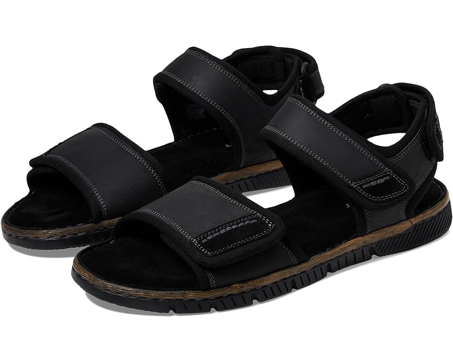 

Сандалии Rockport Jasper Quarter Strap, цвет Black Leather