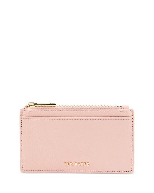 

Кожаный футляр для карт Briell на молнии Ted Baker, цвет Pink