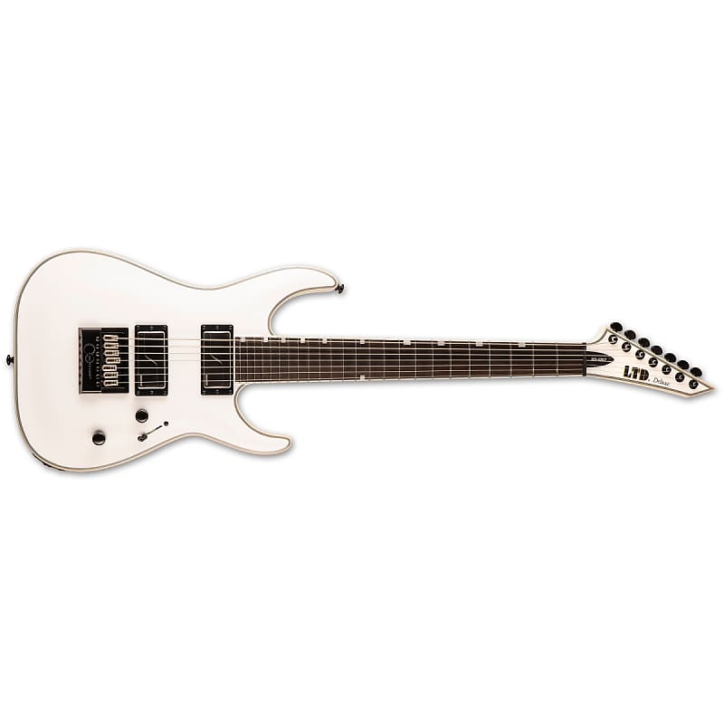 Электрогитара ESP LTD MH-1007 Evertune Snow White 7-String Electric Guitar - KOREA - BRAND NEW! цена и фото