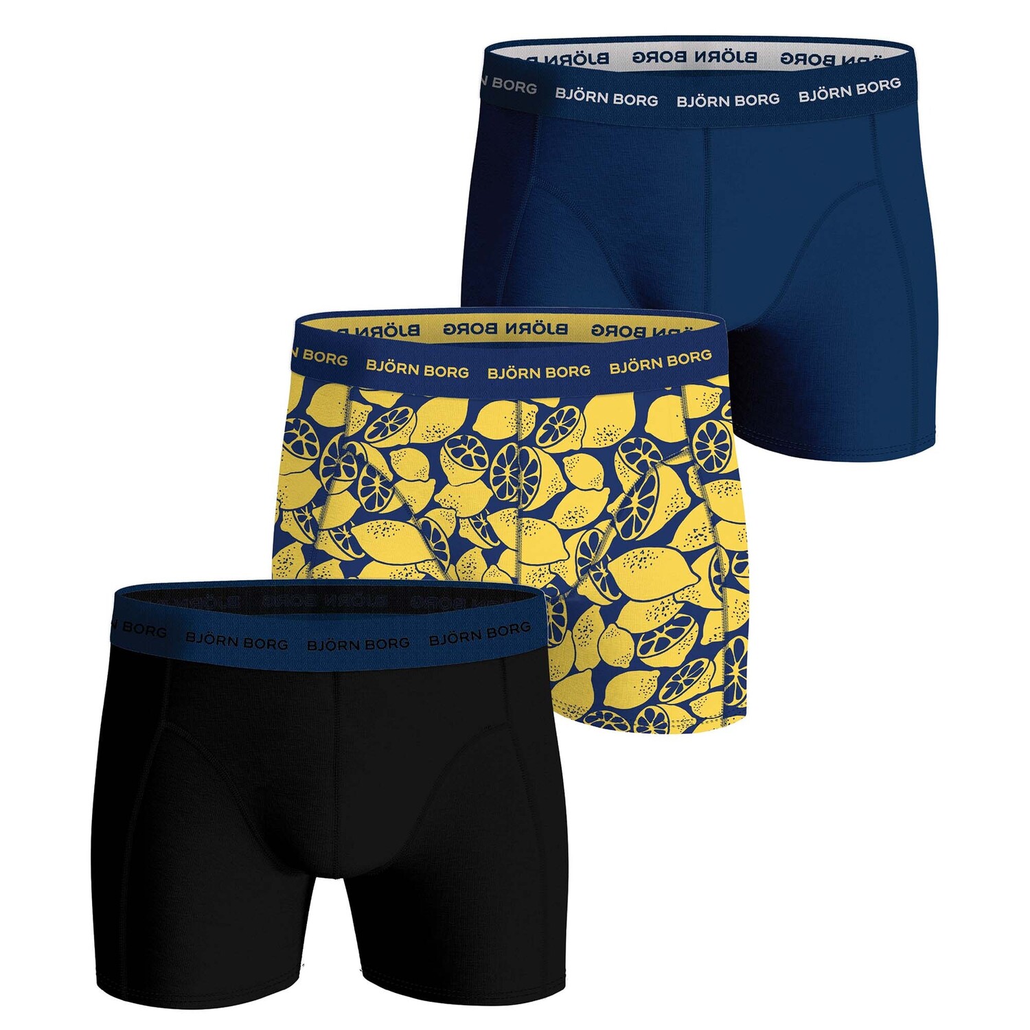 Боксеры Björn Borg Boxershort 3 шт, синий