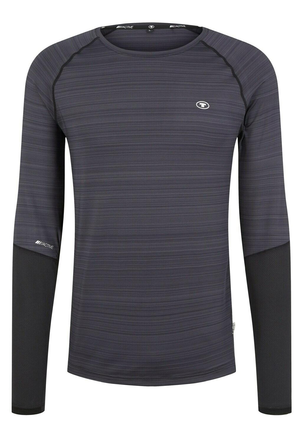 

Топ с длинными рукавами ACTIVE WEAR ATMUNGSAKTIVES TOM TAILOR, темно-серый