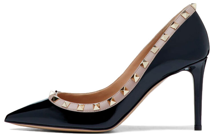 

Черные туфли на высоком каблуке Valentino Wmns Garavani Rockstud
