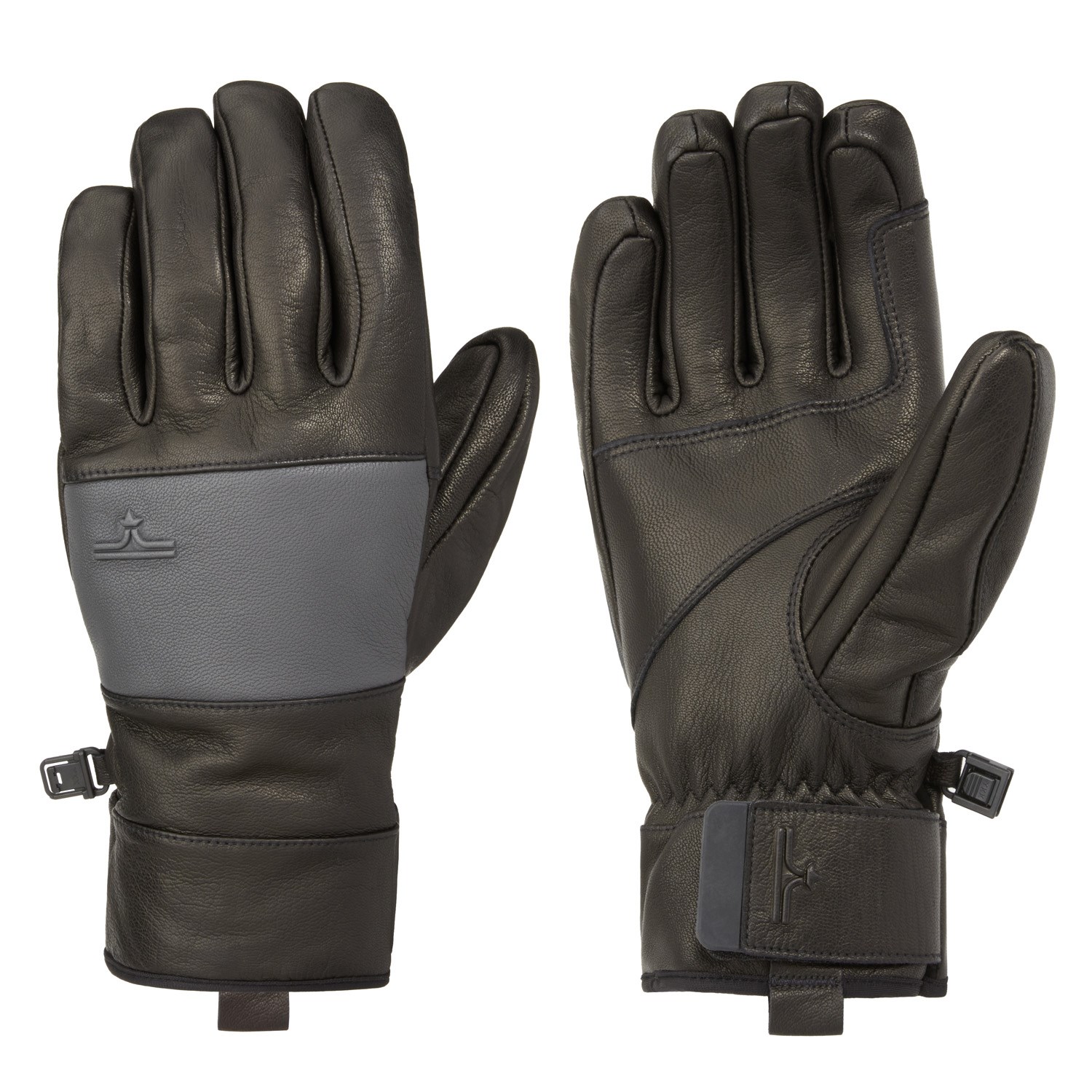 Перчатки evo Pagosa Leather, цвет Black/Charcoal