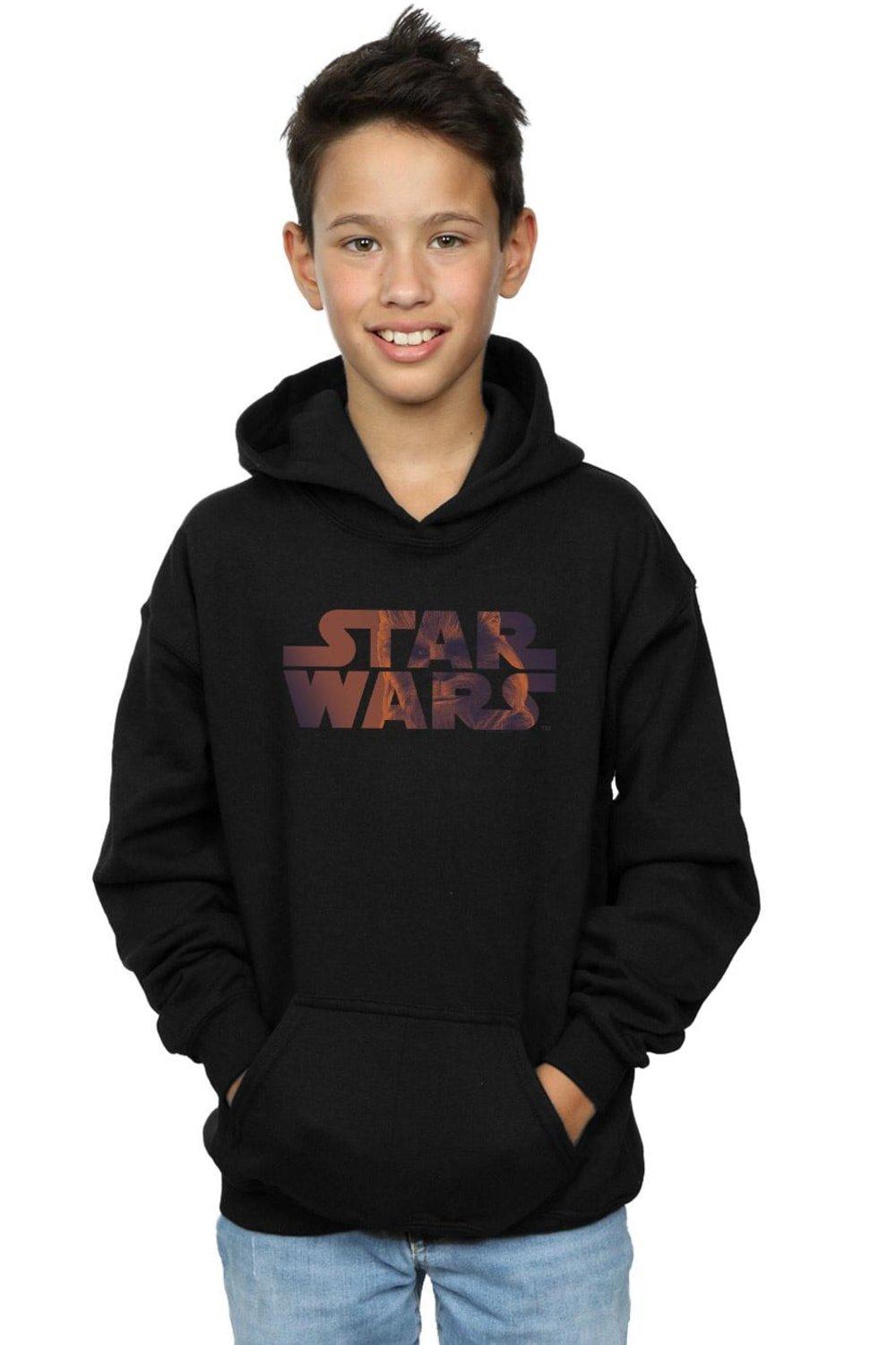 Толстовка с логотипом Chewbacca Star Wars, черный держатель для геймпада exquisite gaming cable guy star wars chewbacca
