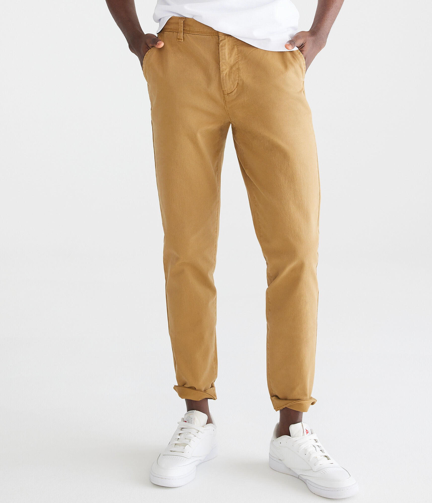 Узкие брюки чинос Aeropostale, коричневый