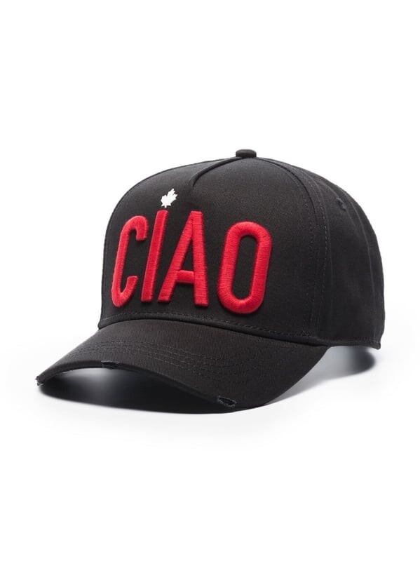 

Кепка Ciao с вышитым логотипом Dsquared2, черный