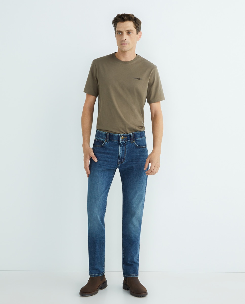 цена Мужские джинсы с пятью карманами приталенного кроя Extreme Motion MVP Lee, синий