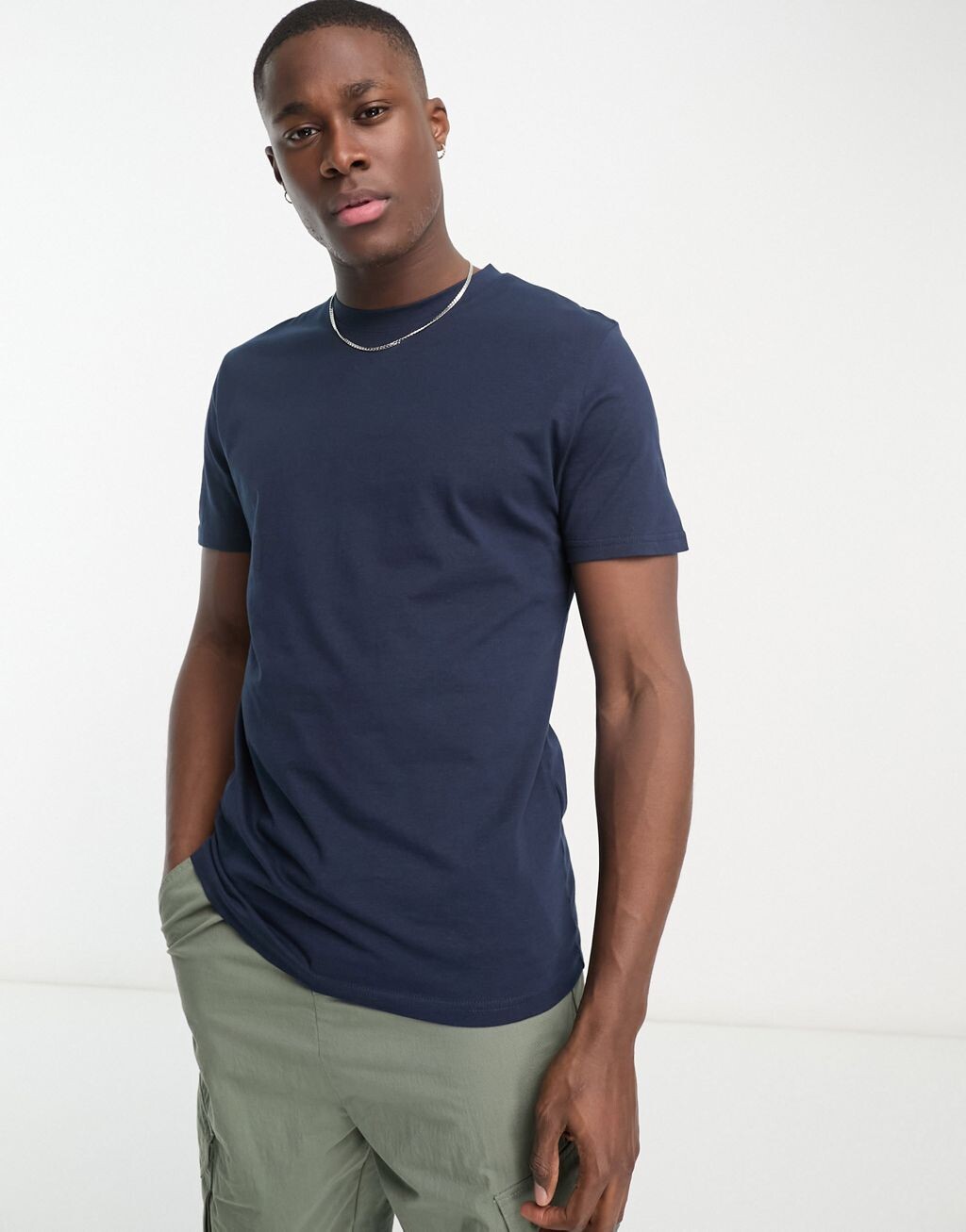 

Темно-синяя футболка Jack & Jones, Синий