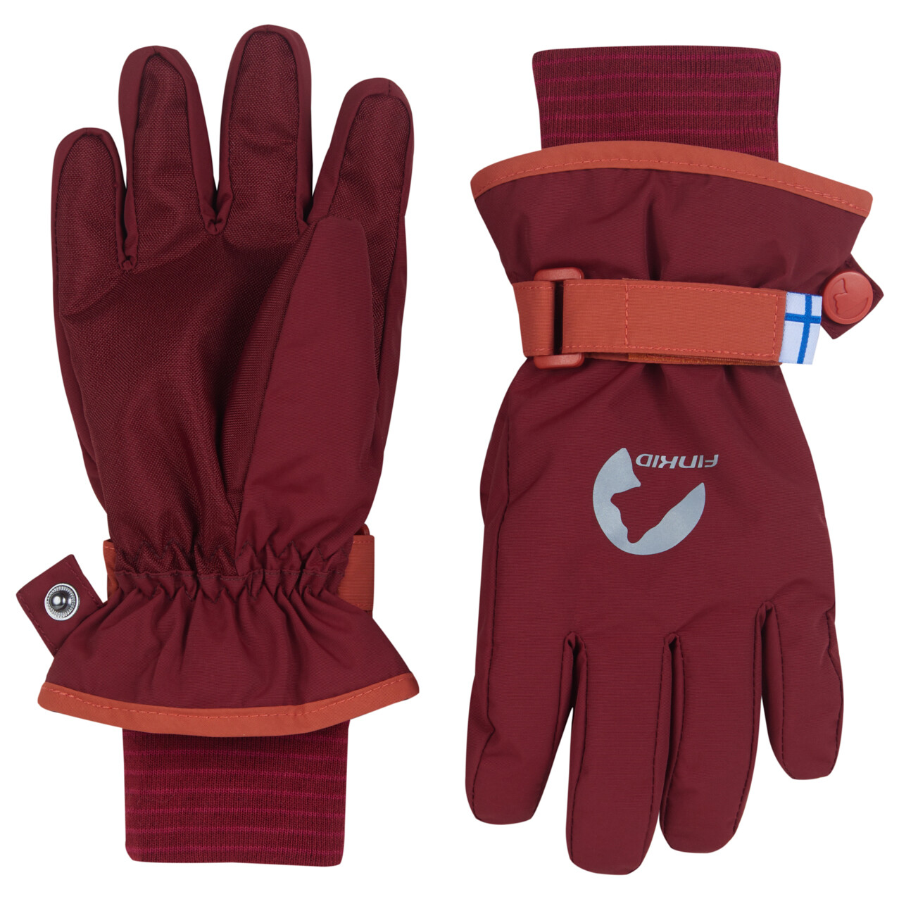 

Перчатки Finkid Pikkurilli Gloves & Mittens, цвет Cranberry/Rust