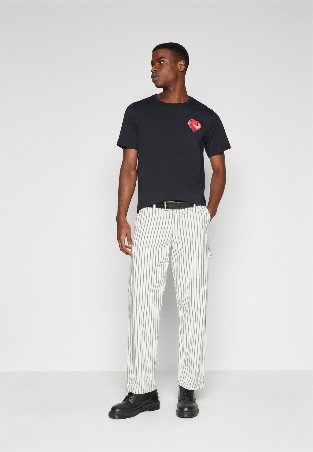 

футболка с принтом Standard Fit Tee Unisex Converse, черный