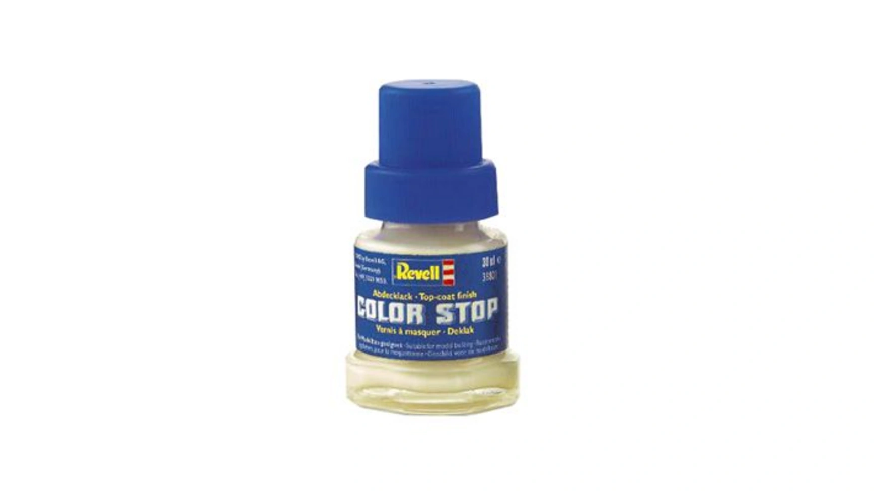 Revell Colors Glue & Co Color Stop, маскирующий лак 30мл салфетки top house color stop против окрашивания 20 мл