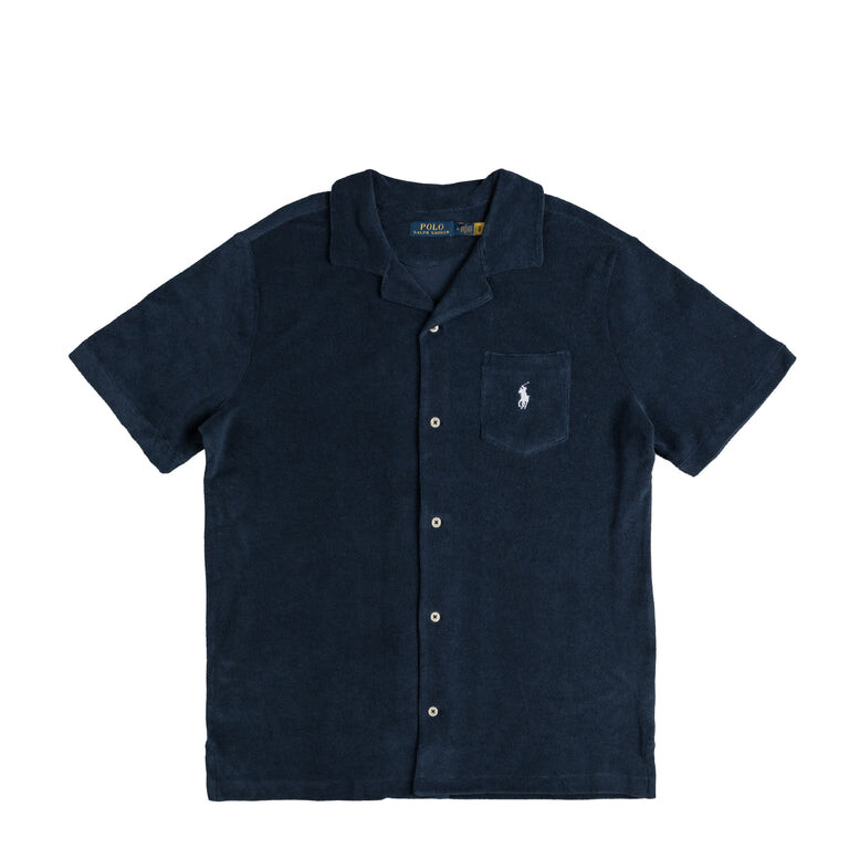 

Рубашка Terry Camp Shirt Polo Ralph Lauren, синий