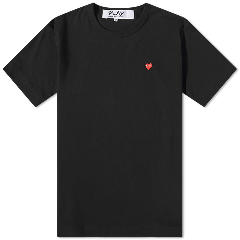 

Футболка Comme des Garcons Play с маленьким красным сердечком, черный