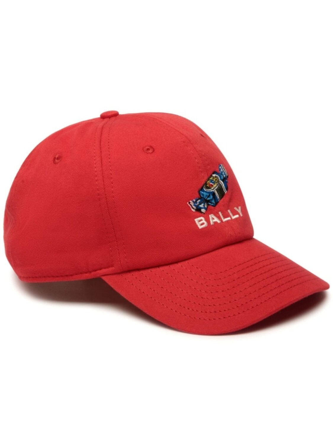 

Bally кепка с вышивкой, красный