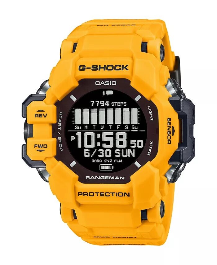 

Мужские цифровые часы из желтой смолы, 53,2 мм, GPRH1000-9 G-Shock, желтый