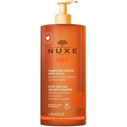 цена Nuxe Sun Шампунь для душа после загара для тела и волос 750мл