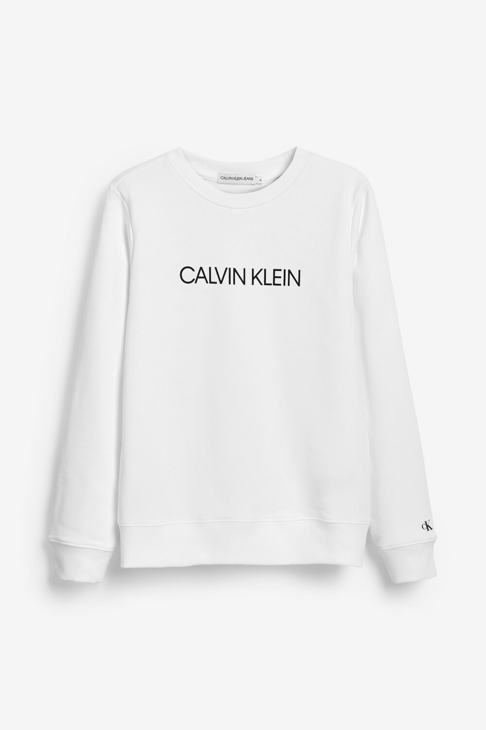 

Толстовка Institutional для мальчиков приталенного кроя Calvin Klein Jeans, белый