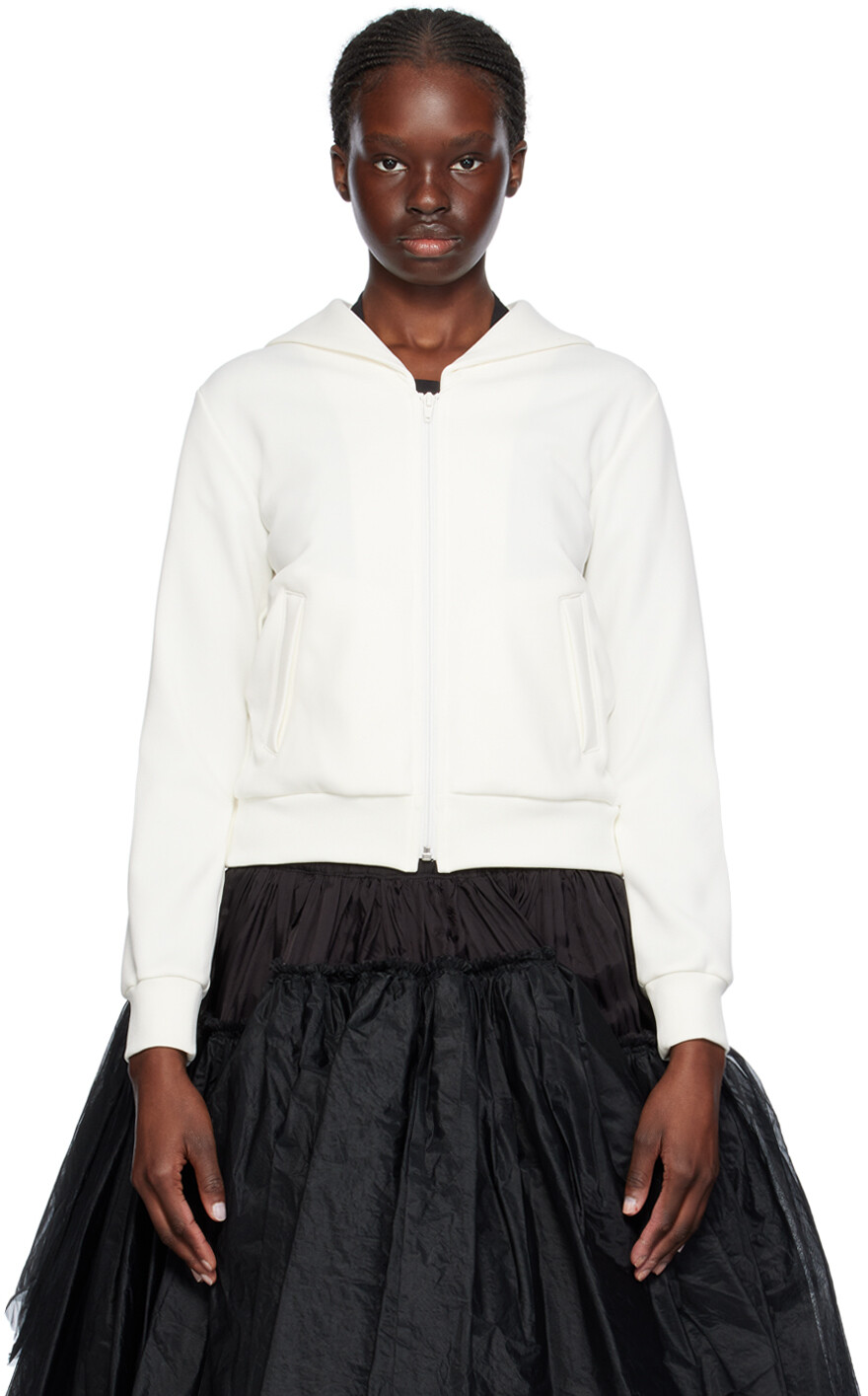 

Кремового цвета Толстовка с матросским воротником Comme Des Garcons