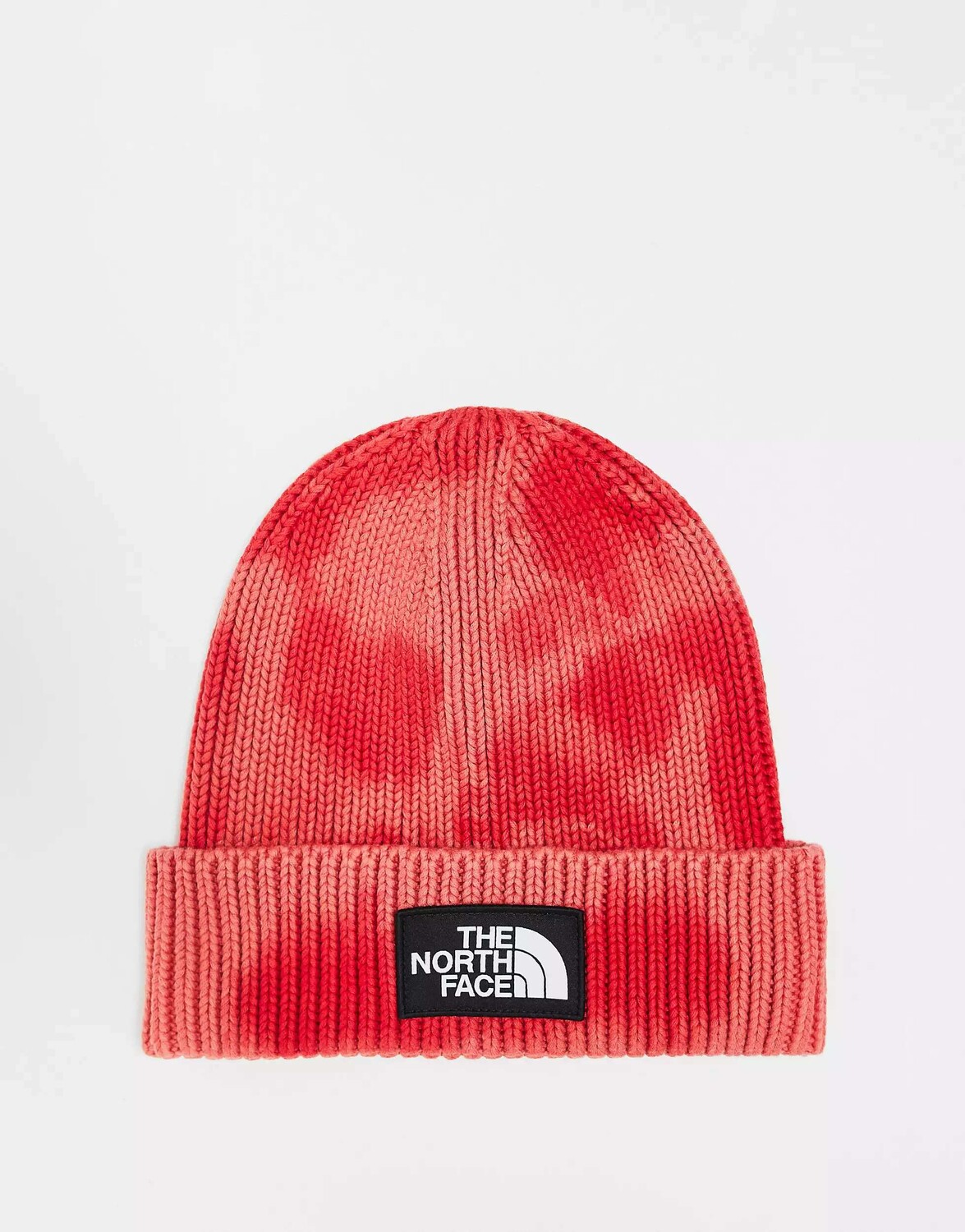 

Красная шапка на манжетах с нашивкой-логотипом The North Face