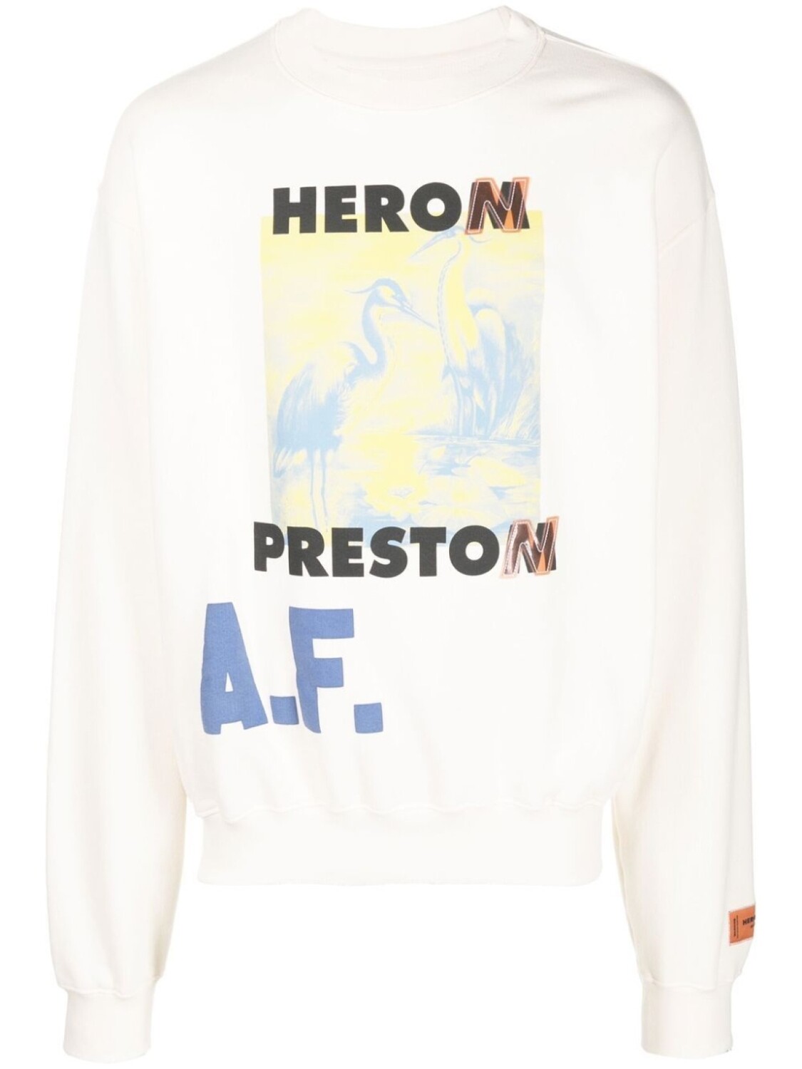 

Heron Preston толстовка с логотипом, нейтральный цвет