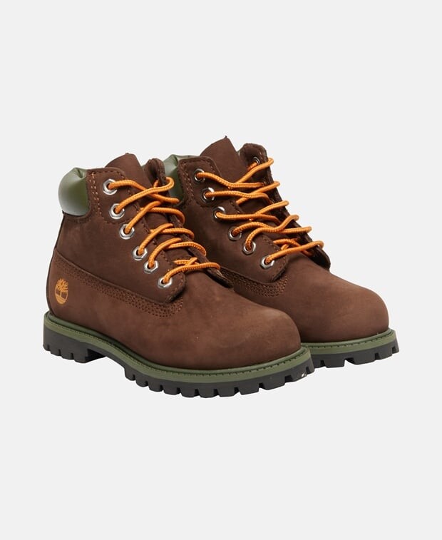 

Ботинки на шнуровке Timberland, темно коричневый