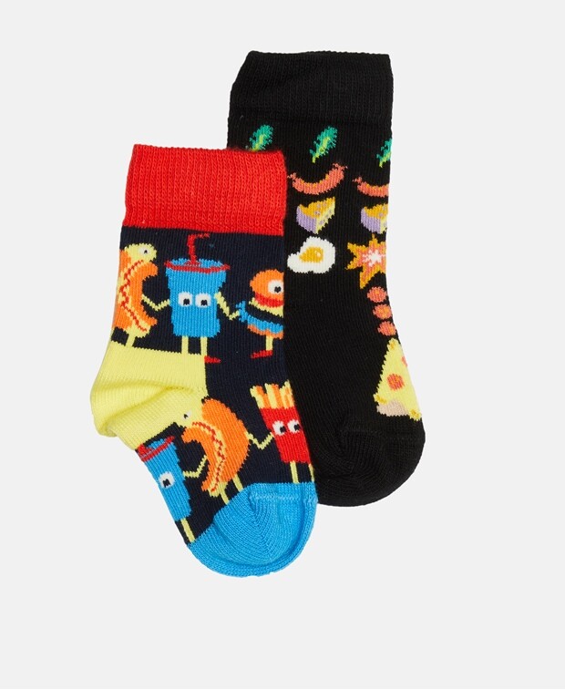 

Носки, упаковка 2 шт. Happy Socks, черный