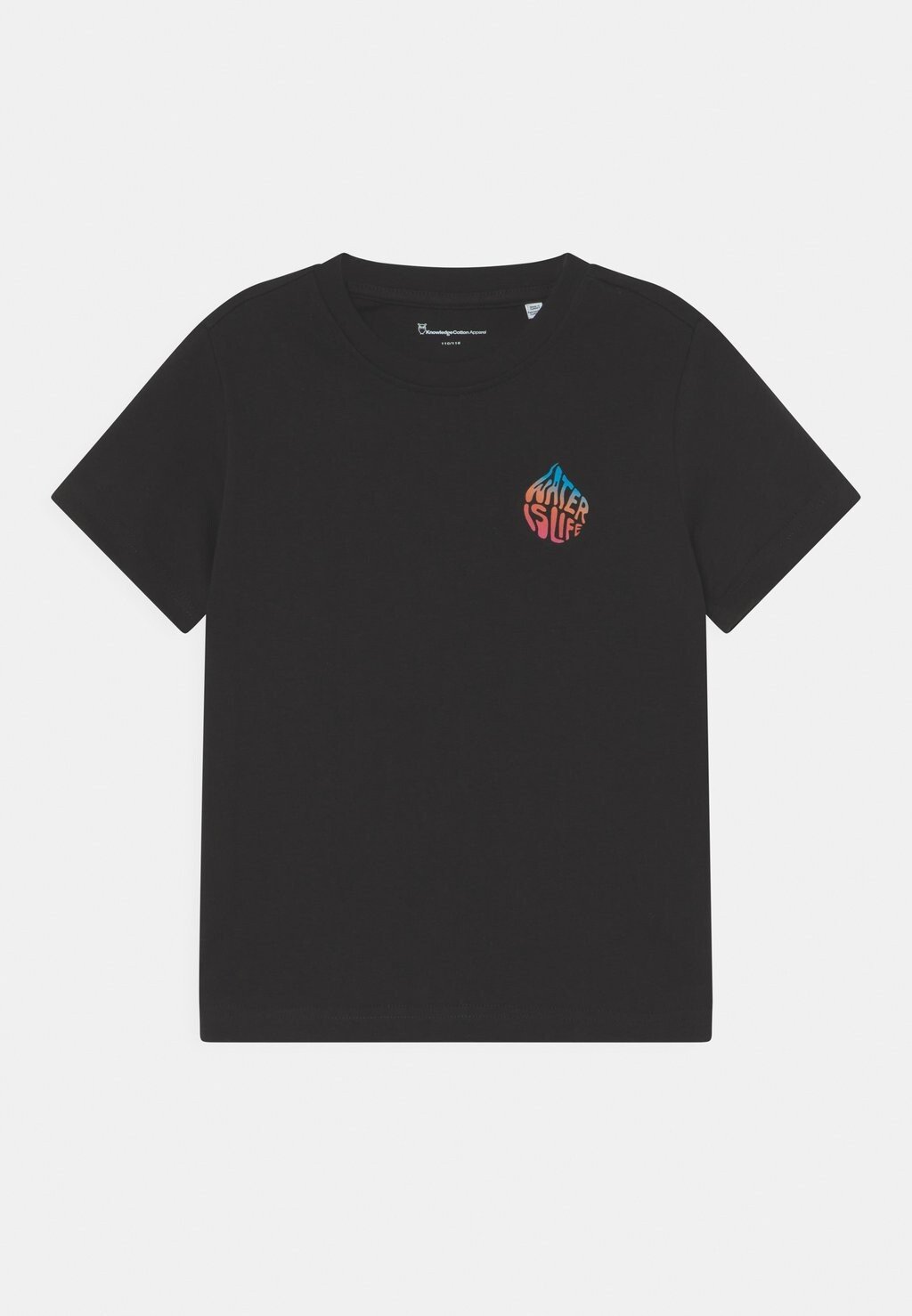 

Футболка с принтом WATERAID VEGAN UNISEX KnowledgeCotton Apparel, цвет black jet