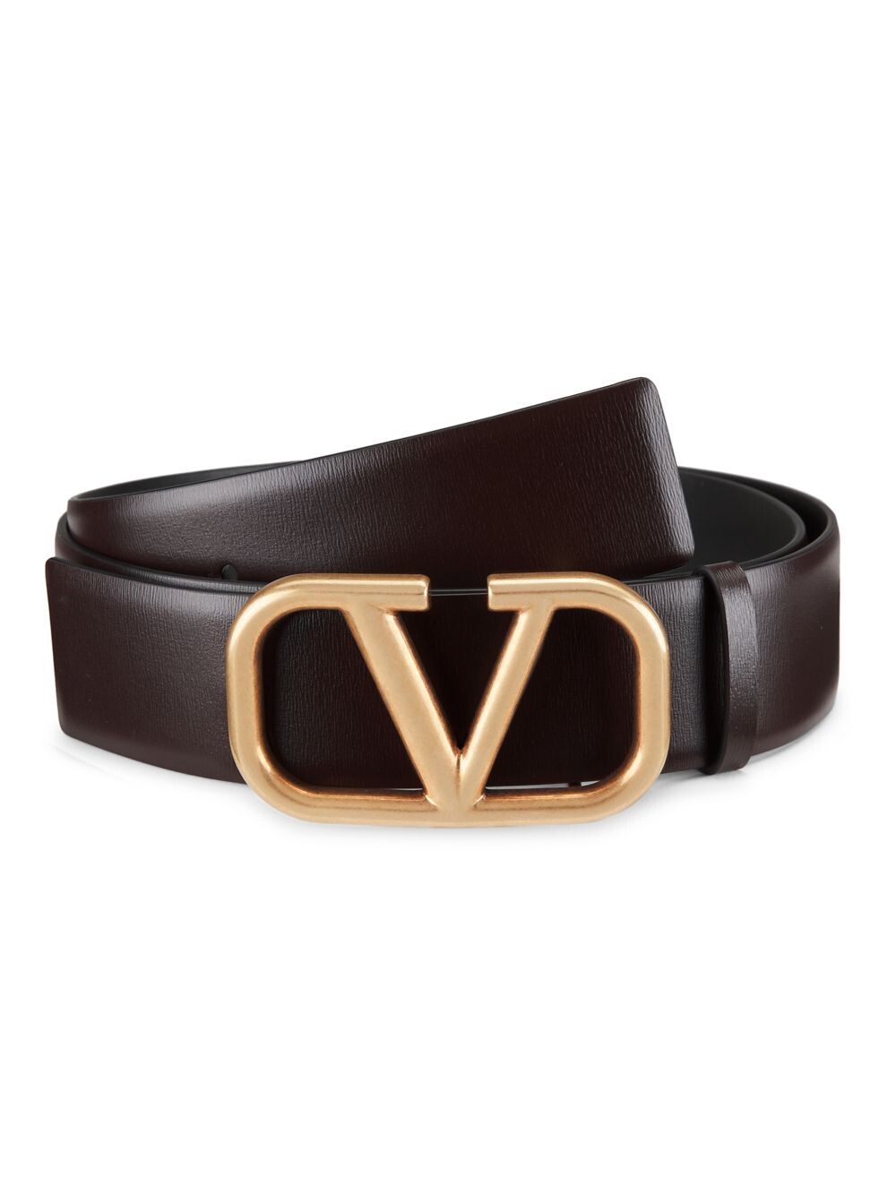 

Кожаный ремень с логотипом Valentino Garavani, неро