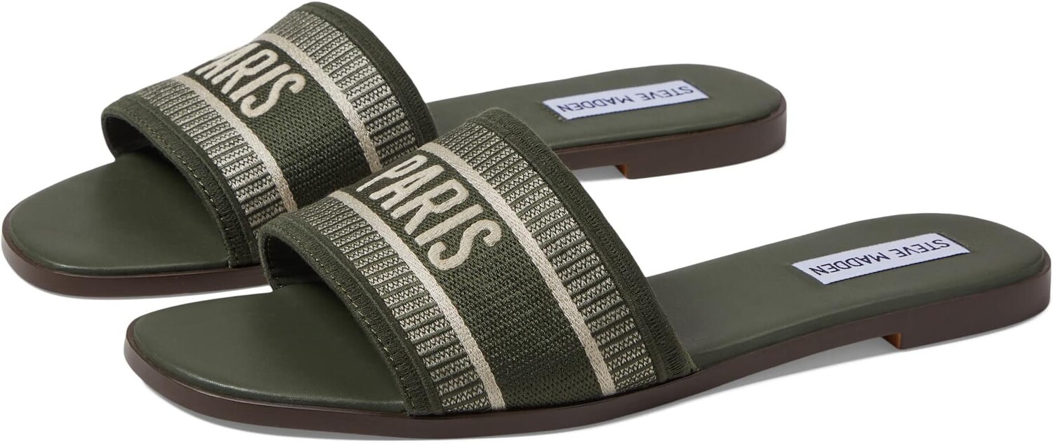 

Сандалии на плоской подошве Knox Sandal Steve Madden, цвет Olive Multi