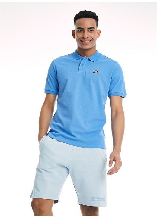 

Синяя мужская футболка с круглым вырезом Ellesse, Синий