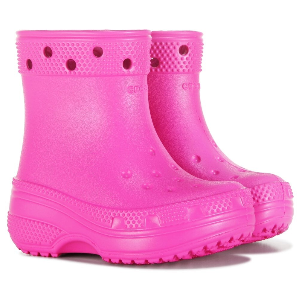 

Детские классические ботинки для малышей Crocs, розовый