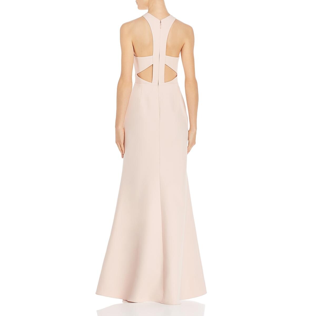 

Женское вечернее платье с вырезом через шею BCBGMAXAZRIA, цвет Bare Pink