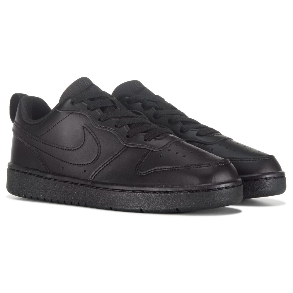 

Детские низкие кеды Court Borough Recraft Big Kid Nike, черный