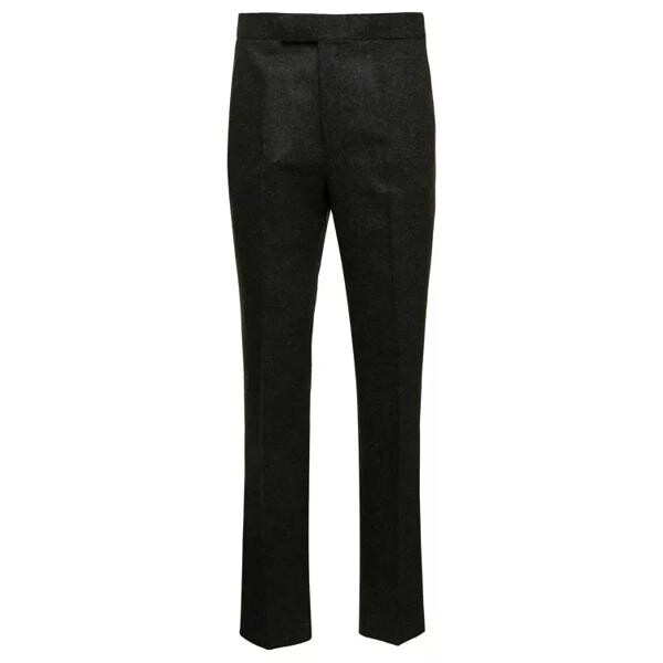 

Брюки fit 1 backstrap trouser in shetland Thom Browne, черный
