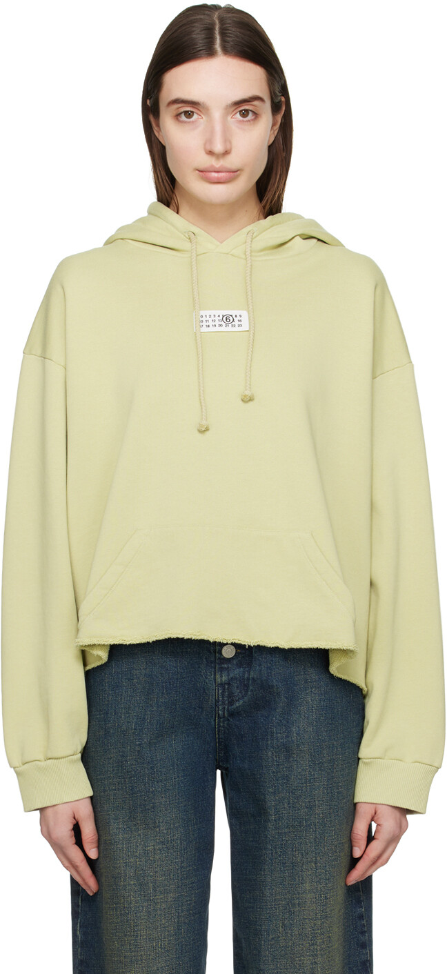 

Зеленая худи без начеса Mm6 Maison Margiela